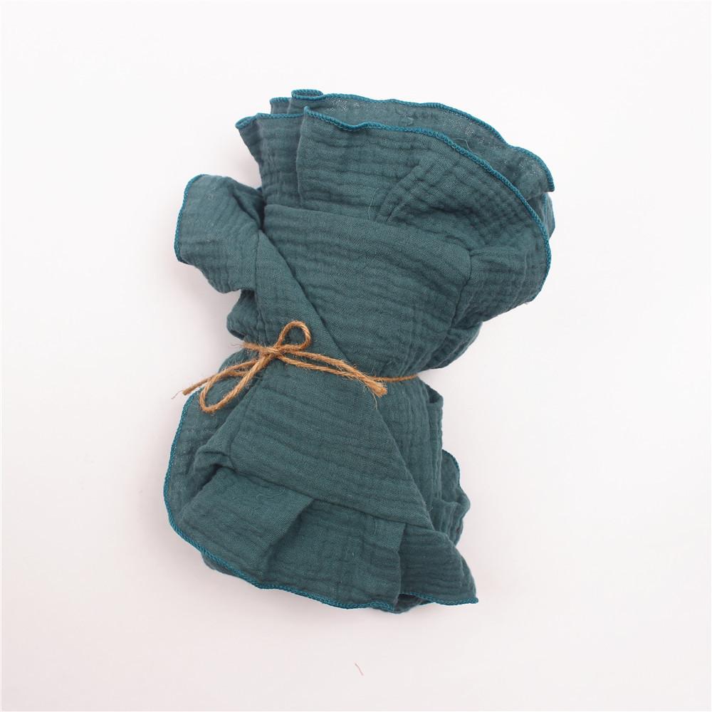 Sơ Sinh Trẻ Em Chăn Muslin Cotton Khăn Vải Đầm Bé Đạo Cụ Chụp Ảnh Chăn Trang Trí Phòng