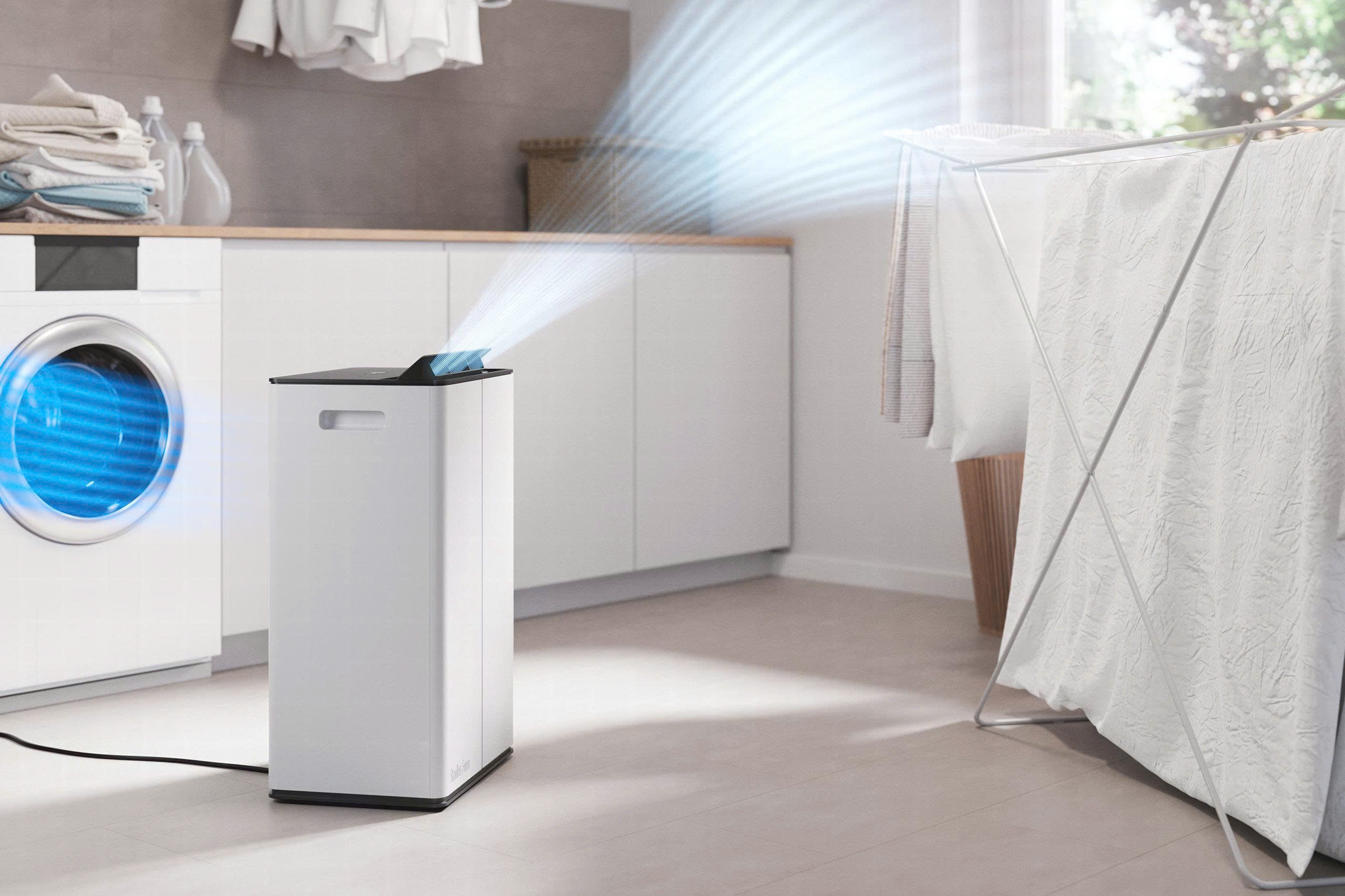 Máy Hút Ẩm Lọc Không Khí Stadler Form Lukas Pro - 50L/Ngày, Màng HEPA, Wifi, Sấy Quần Áo, Hàng chính hãng