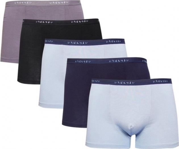 SET 05 quần lót nam dạng đùi cạp chữ (Mẫu 242) - nhiều màu - Size XL (42-52kg)