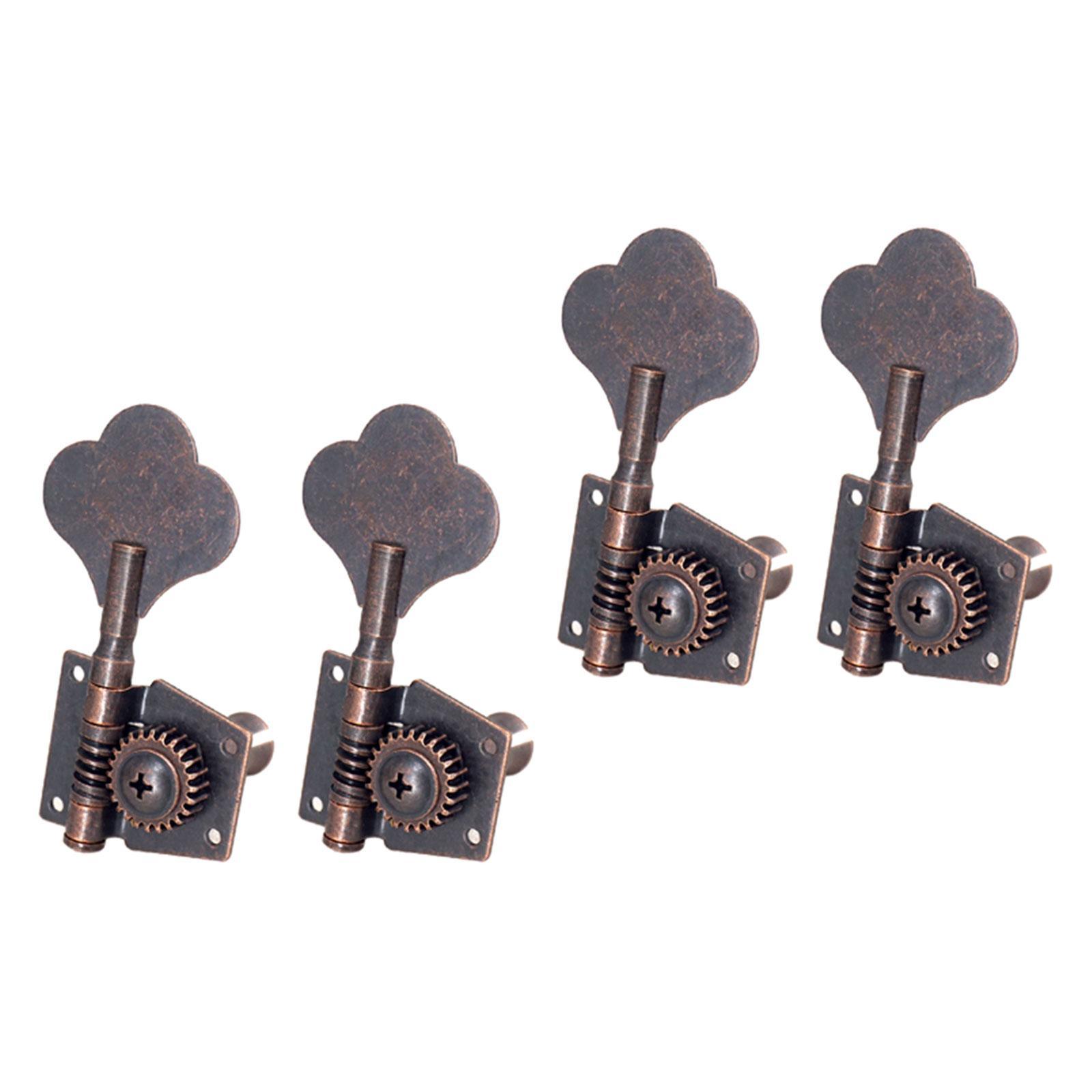 Electric Bass Guitar Opened Tuning Pegs Tuner Machine Heads Tuning Keys Buttons Guitar Parts Machine Head Tuner