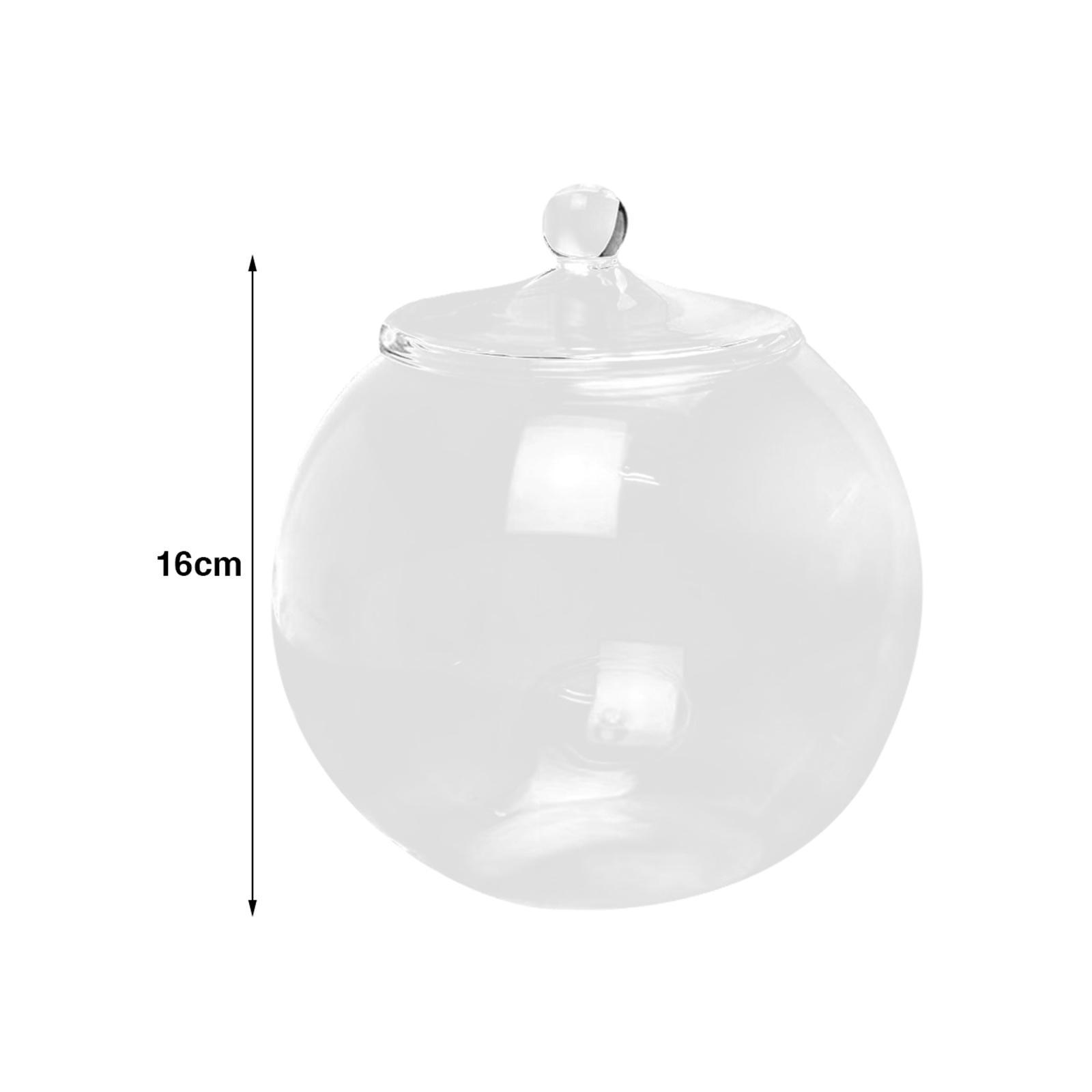 Glass Terrarium, Glass Plant Container, Sealed Storage Jar, Centerpiece Planter Jar Micro Landscape Bottle for Candy Coffee kitchen Nuts