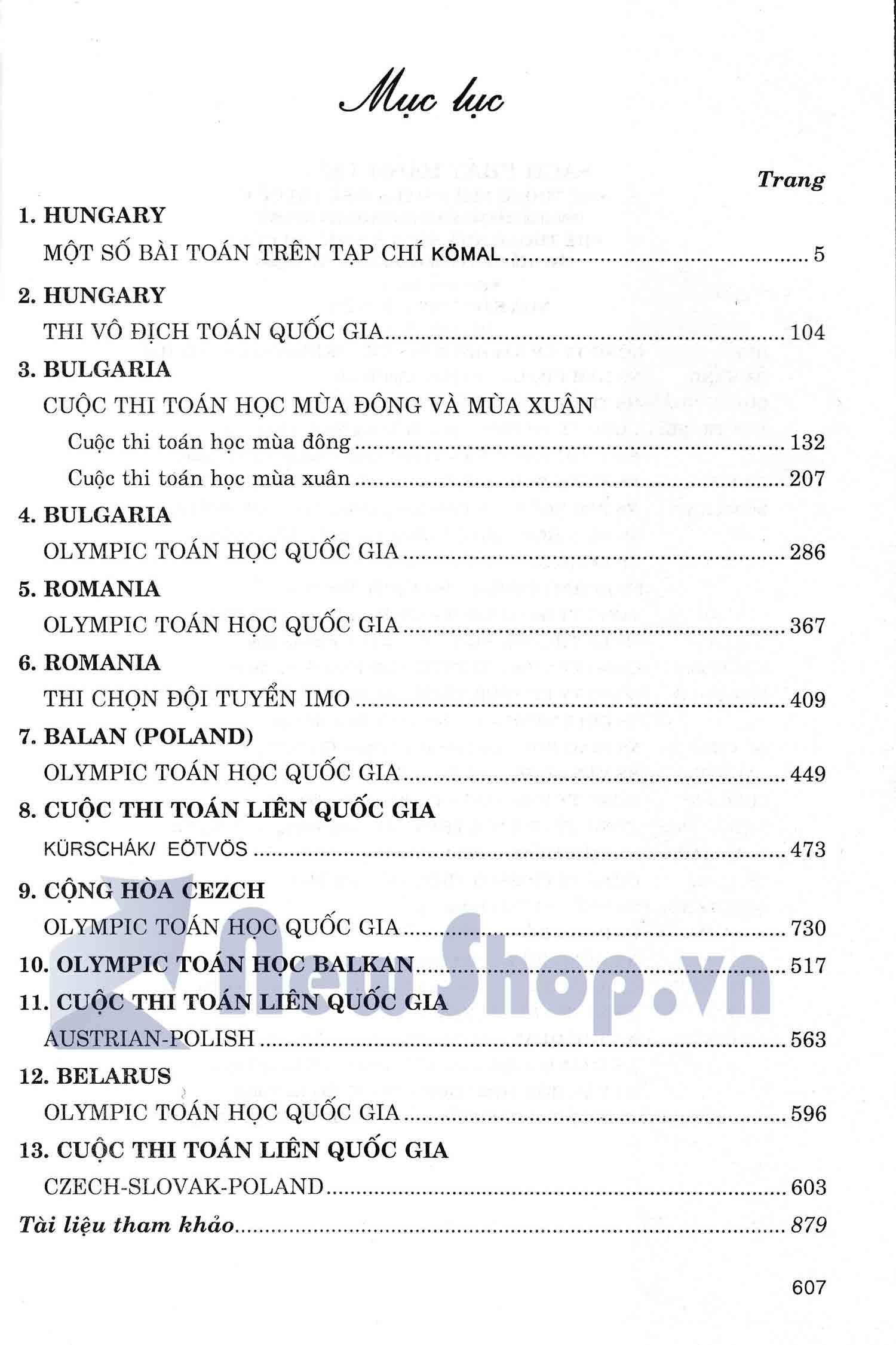 Tuyển Tập Olympic Toán Học Tại Các Nước Đông Âu