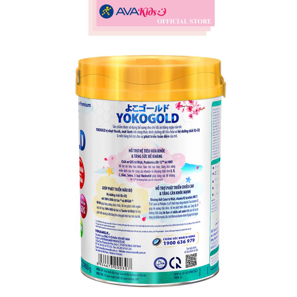 Sữa bột Vinamilk YokoGold số 2 850g (1 - 2 tuổi)