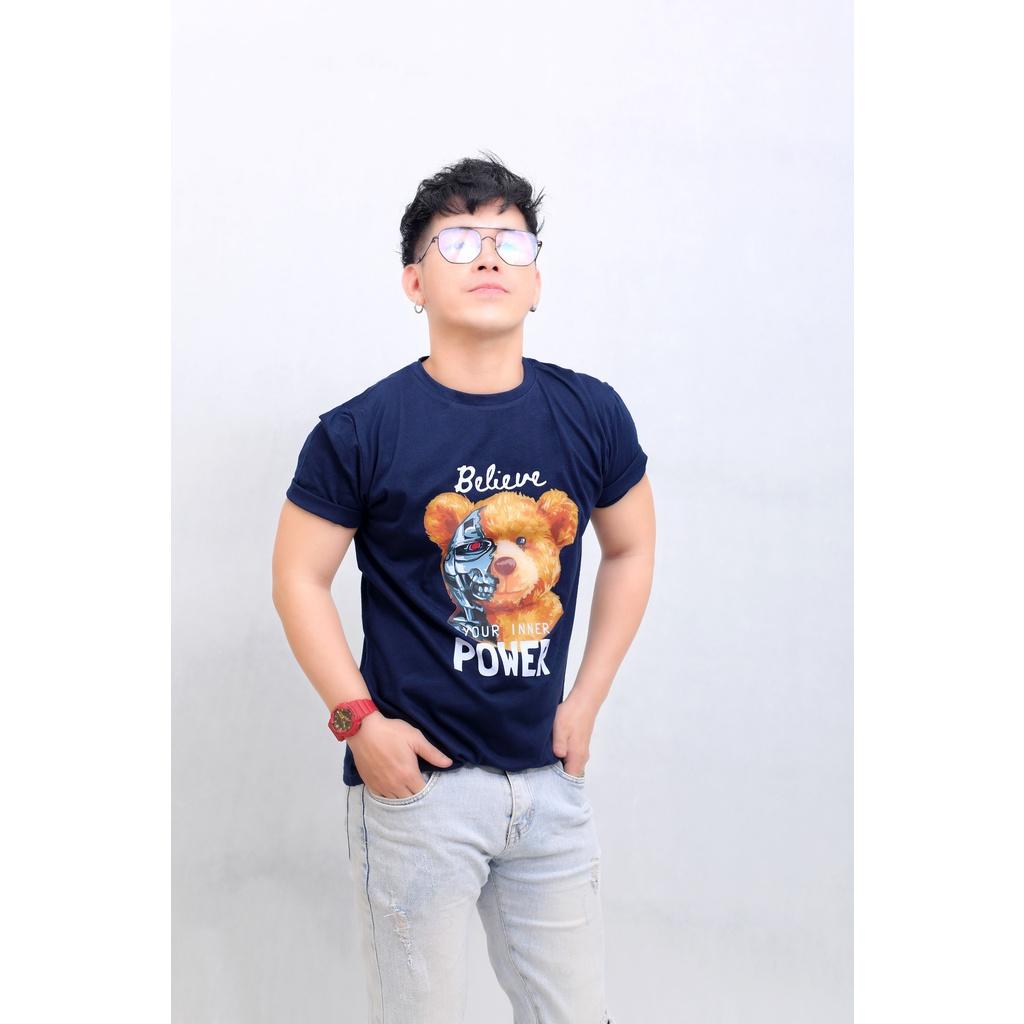 Áo thun nam form chuẩn Gấu TEDDY - Fashion Eking Clothing