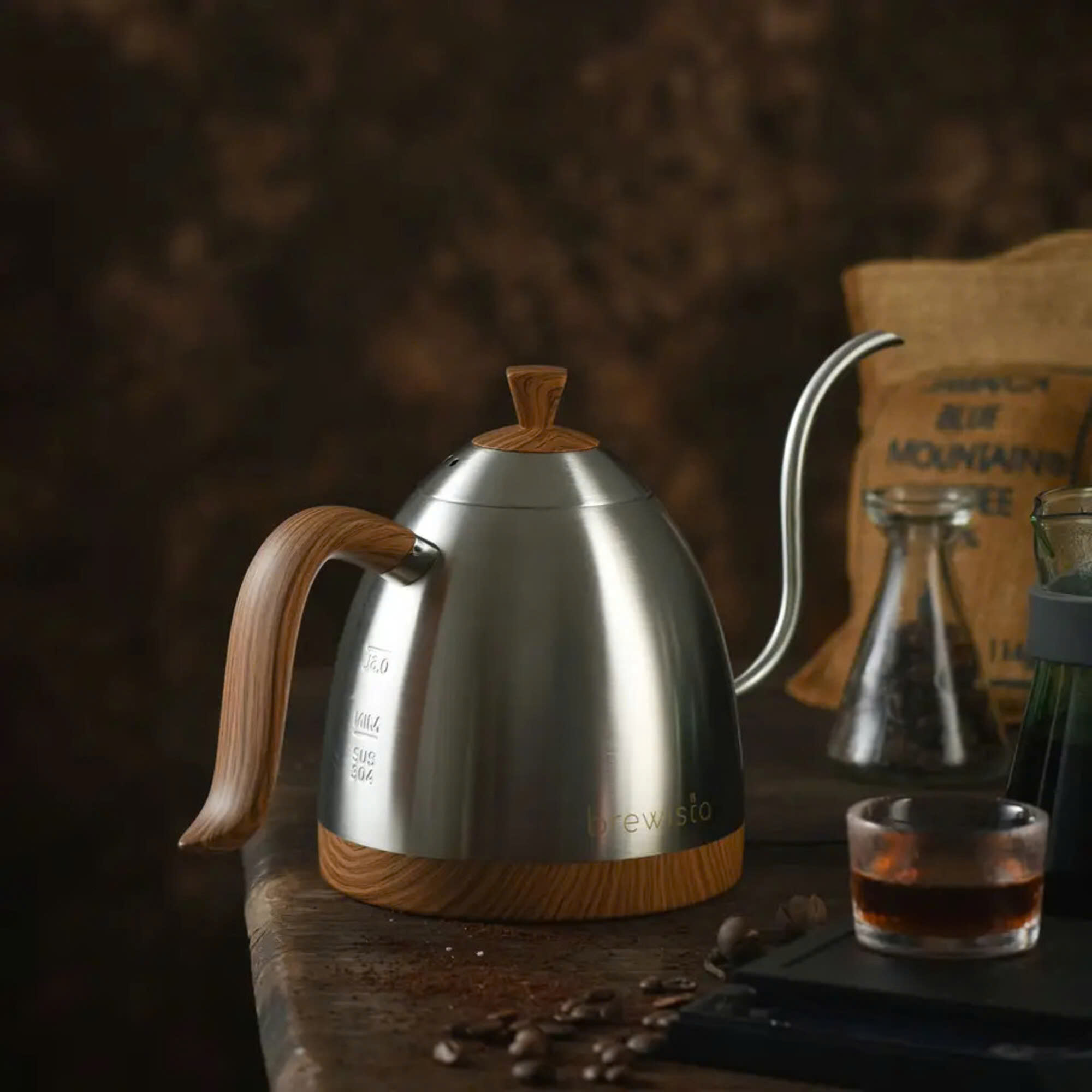 Hàng chính hãng ấm đun rót cà phê Brewista Artisan 600ml Gen 3 Pro 1500w