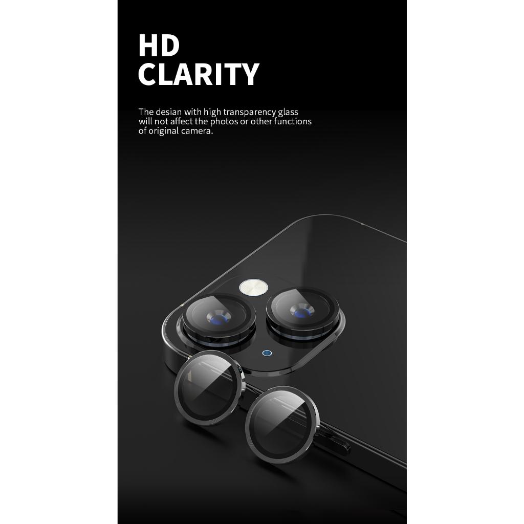 Cường lực dán bảo vệ camera MIPOW TitanShield cho iPhone 15 / 15 Plus - Hàng chính hãng