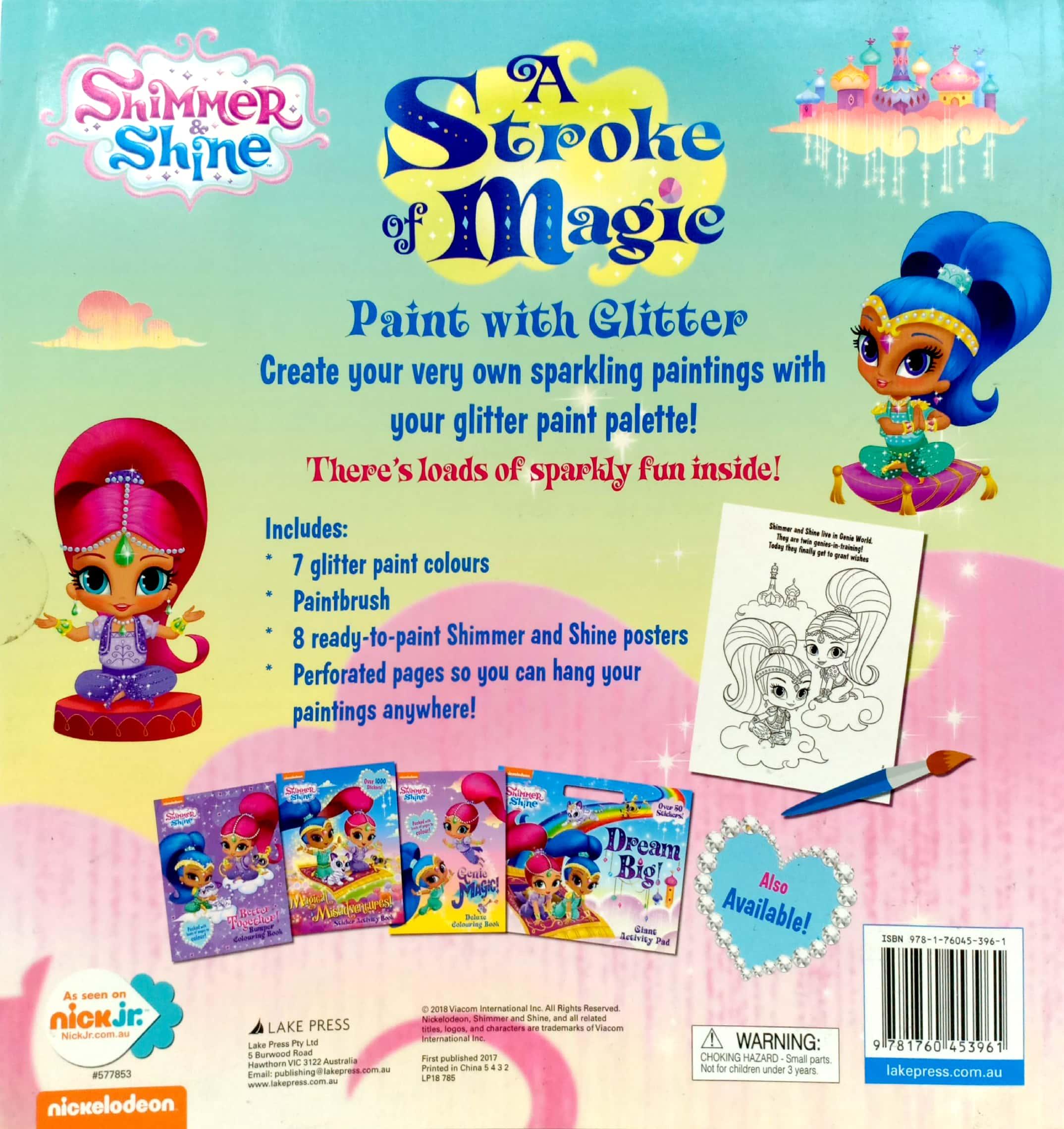 Shimmer &amp; Shine Paint W/ Glitt