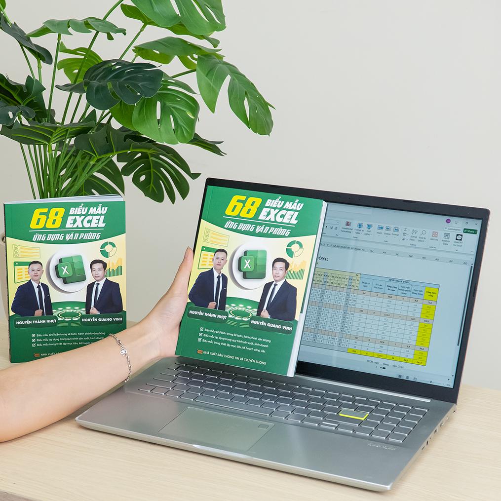 Bộ 2 Sách Ứng Dụng AI - 68 Biểu Mẫu Tin Học Văn Phòng Có Video + Bài Tập Thực Hành - Đào Tạo Tin Học