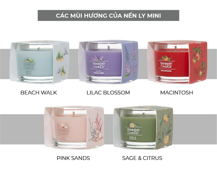 Nến ly mini Yankee Candle - Pink Sands