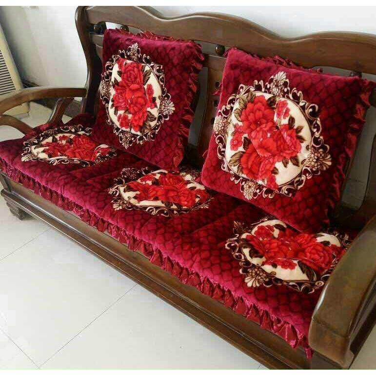 Thảm trải ghế sofa , đệm ghế nhung mịn , thảm trải trên ghế gỗ giá rẻ (ẢNH THẬT