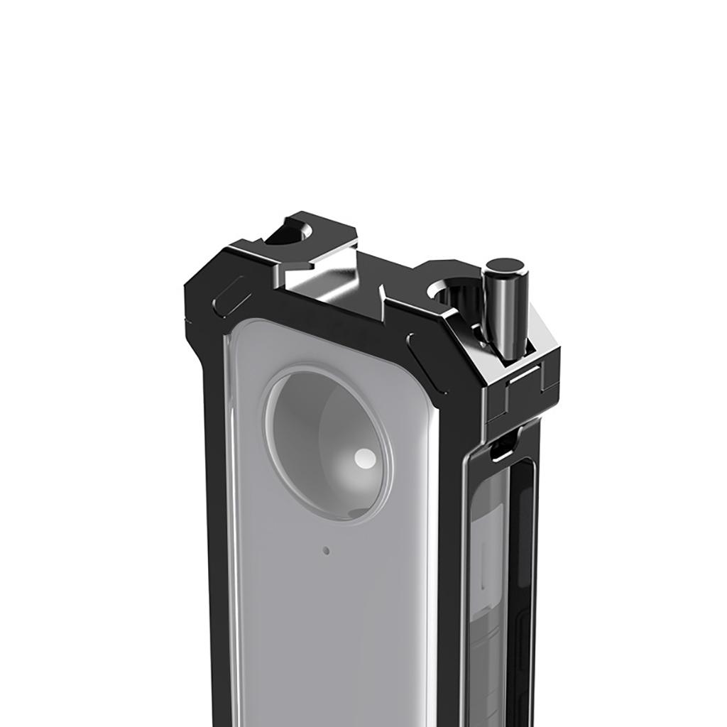 Trường hợp khung mở rộng kim loại cho Insta360 X3 Panoramic Action Camera Khung nhà vỏ bảo vệ với giày lạnh 1/4 "