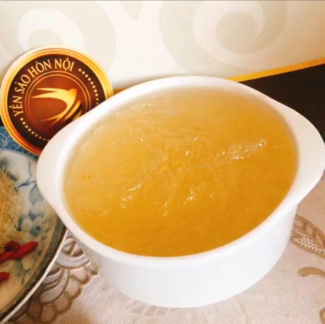 Thố chưng yến sào sứ trắng Bát Tràng