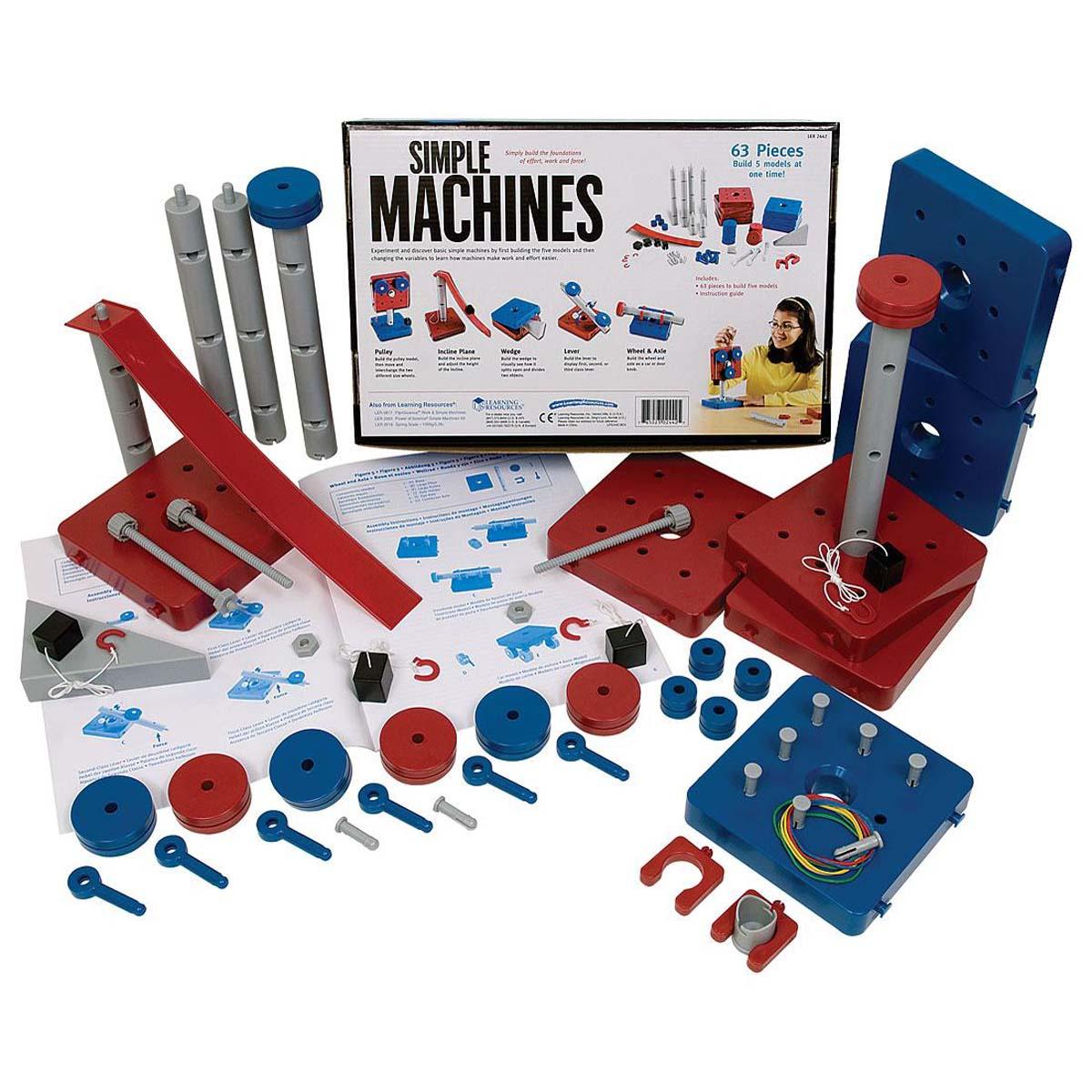 Learning Resources Simple Machines - Set Of 5 Machines