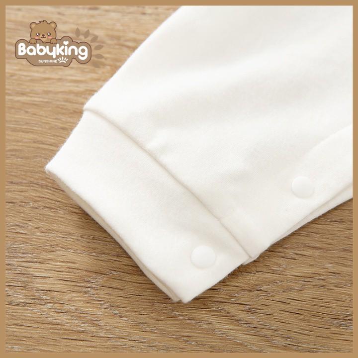 BodySuit,áo liền quần dễ thương dài tay kiểu con voi cho bé (2359), cotton 100%,thương hiệu Aiueo Nhật Bản