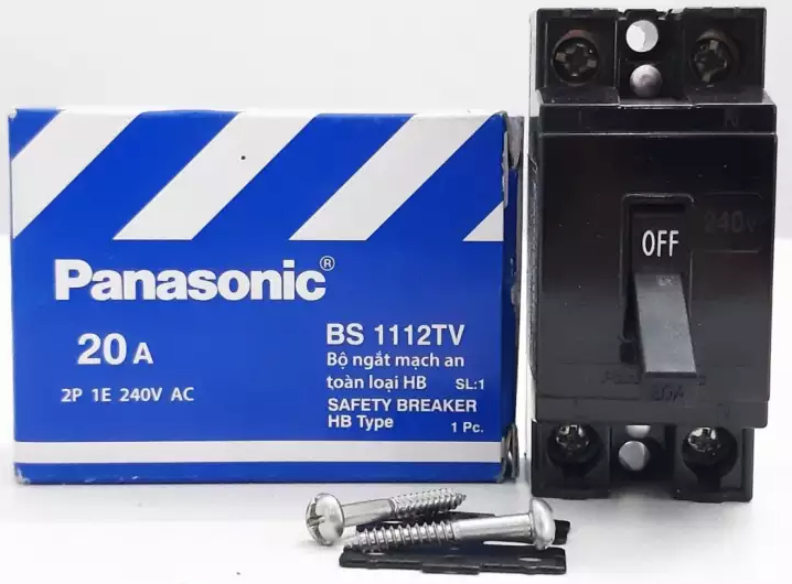 Cầu dao CB cóc Panasonic, ngắt mạch an toàn (6A-10A-15A-20A-30A-40A) - Hàng chính hãng