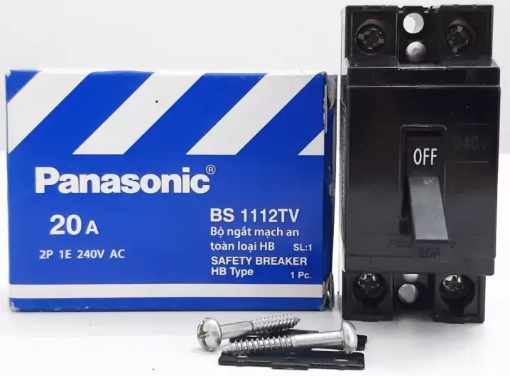 Cầu dao CB cóc Panasonic, ngắt mạch an toàn - Hàng chính hãng