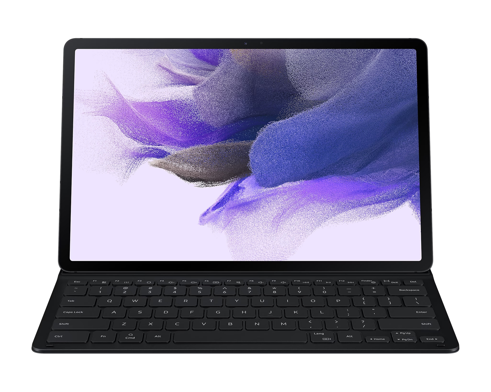 Bao Da kèm bàn phím Galaxy Tab S7 Plus / S8 Plus và S7 FE Book Cover Keyboard Slim - Hàng Chính Hãng
