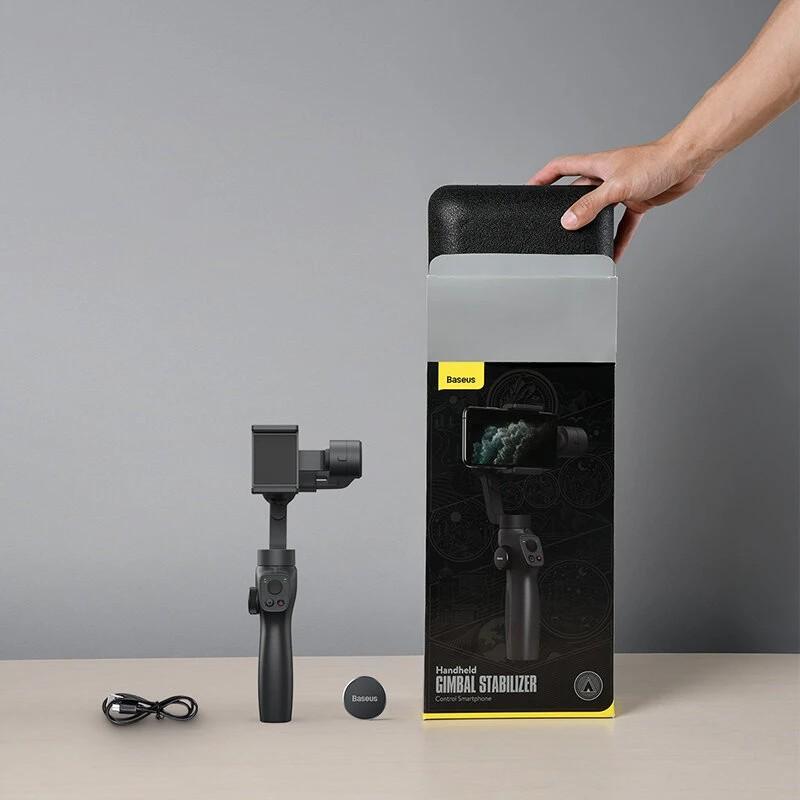 Gimbal chống rung 3 trục cho điện thoại Baseus Camera Stabilizer- Hàng chính hãng.