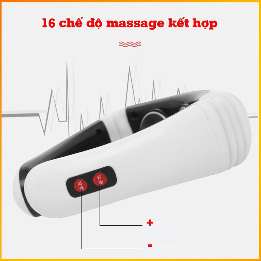 Máy massage cổ - Máy massage cầm tay - Có chức năng matxa EMS thư giãn cơ thể