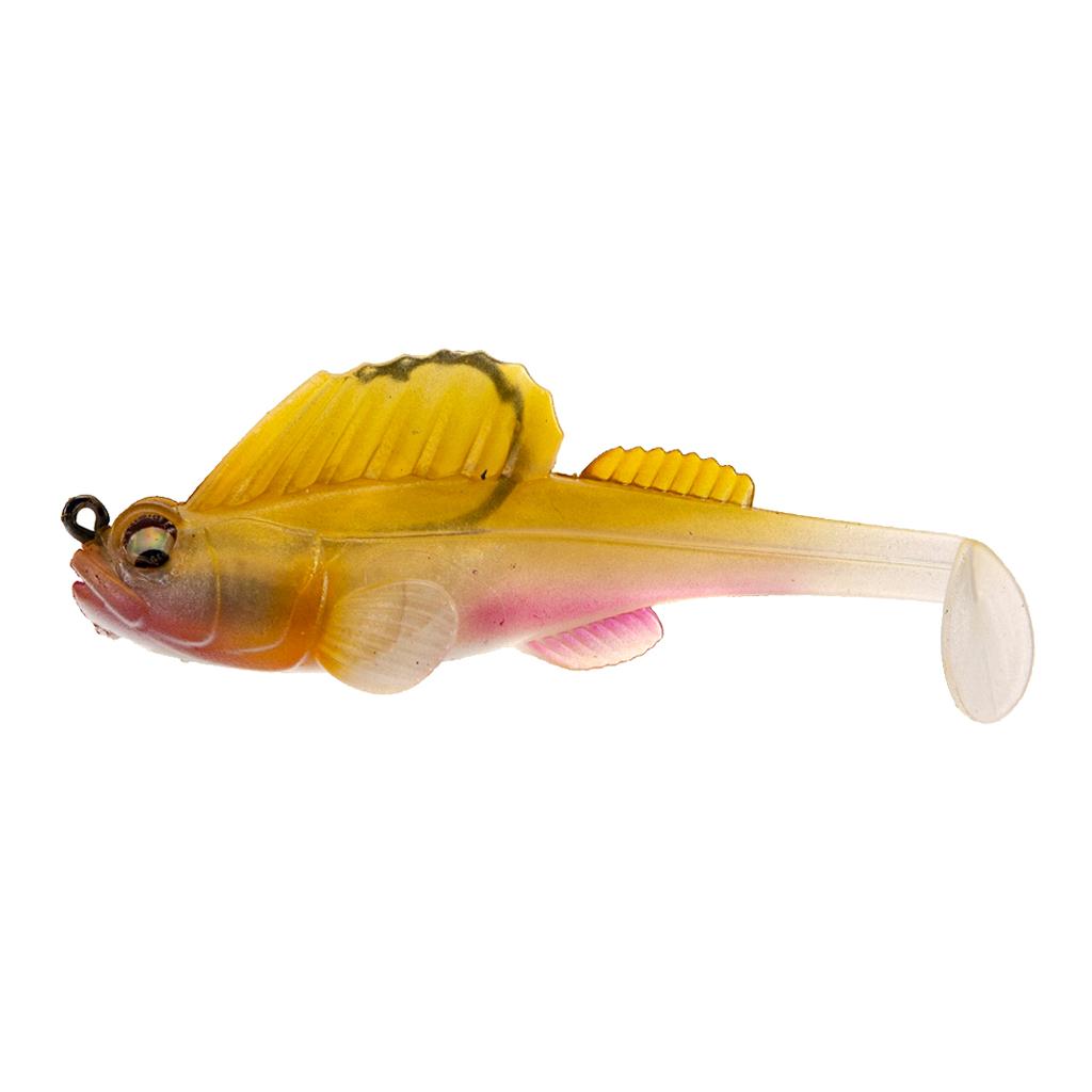 Soft Fishing Lures Rigged Head Jigs Lure Crankbaits Swimbaits Rig Tackle for Saltwater Freshwater Trout Bass