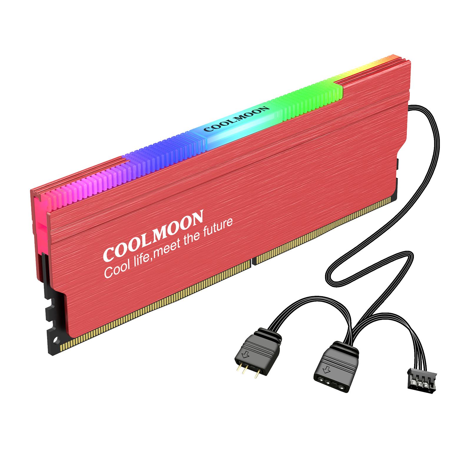Aluminum Alloy DDR Memory RAM Cooler Radiator for DDR2 DDR3 DDR4DIY PC