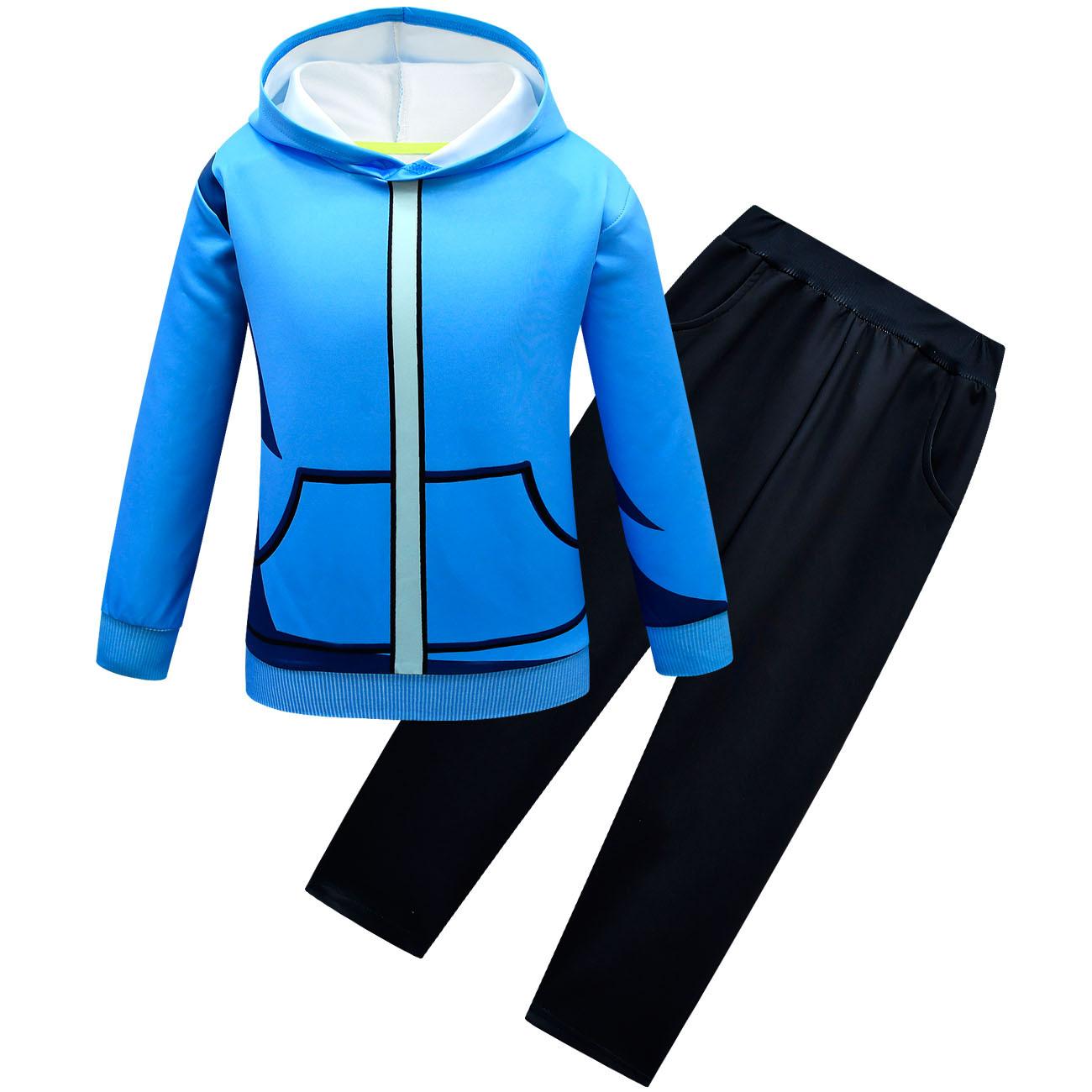 Trò Chơi Mới Tối Thứ Sáu Funkin Trang Phục Hóa Trang FNF WHITTY Trẻ Em Có Mũ Trẻ Em Cao Cấp Áo Khoác Dài Tay Quần