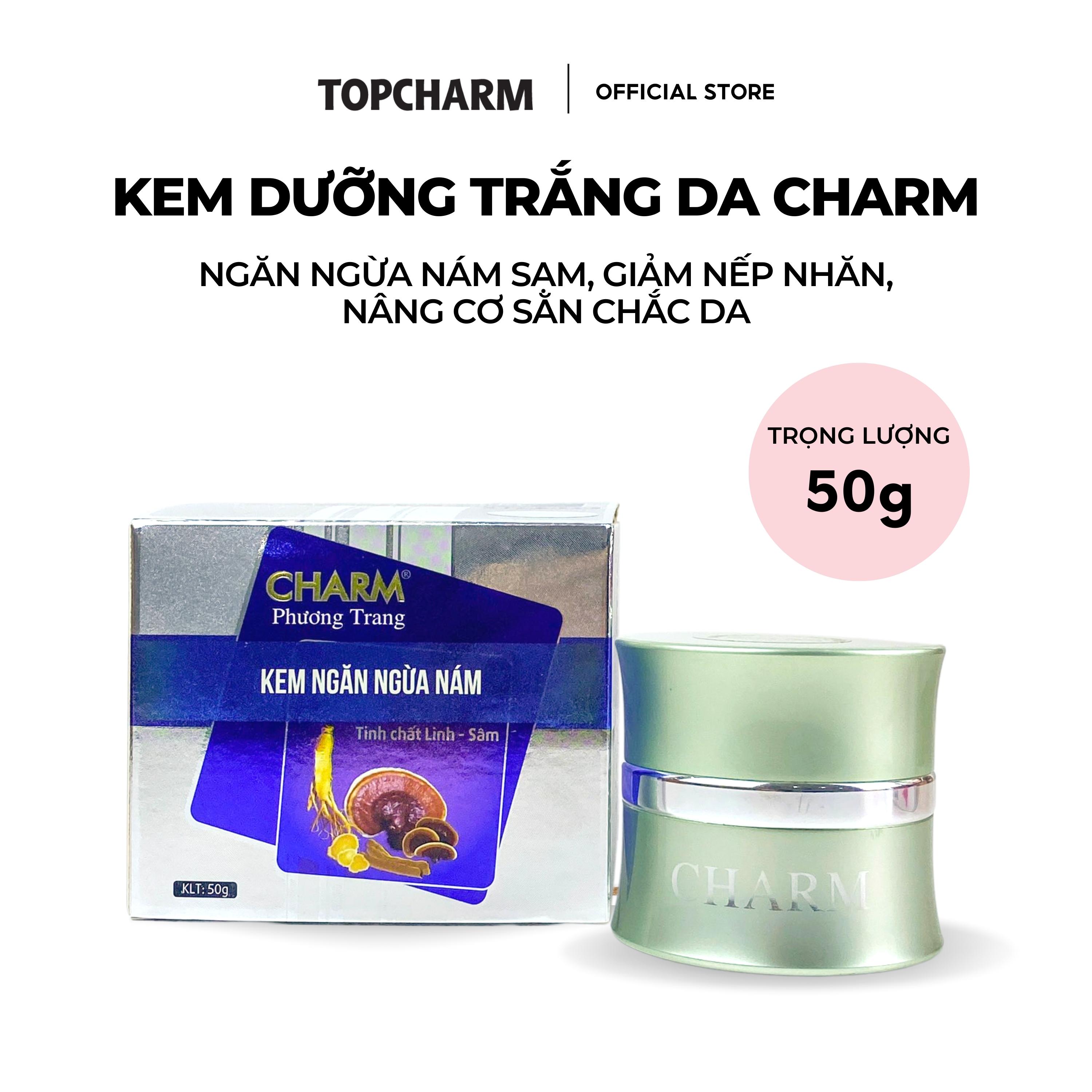 Kem dưỡng trắng da nhân sâm CHARM - Ngăn ngừa nám sạm, mờ dân nếp nhăn, nâng cơ săn chắc da, giúp bạn sở hữu làn da trắng mịn căng bóng