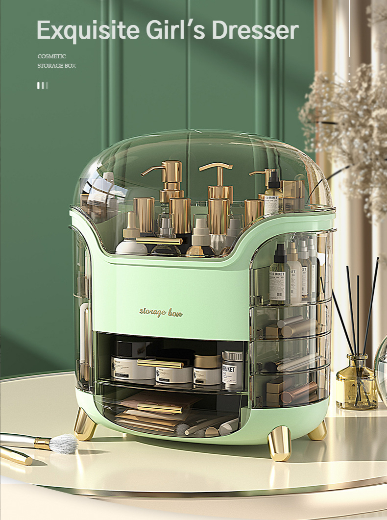 Hộp Đựng Mỹ Phẩm Trang Trí Cosmetic Box Transparent
