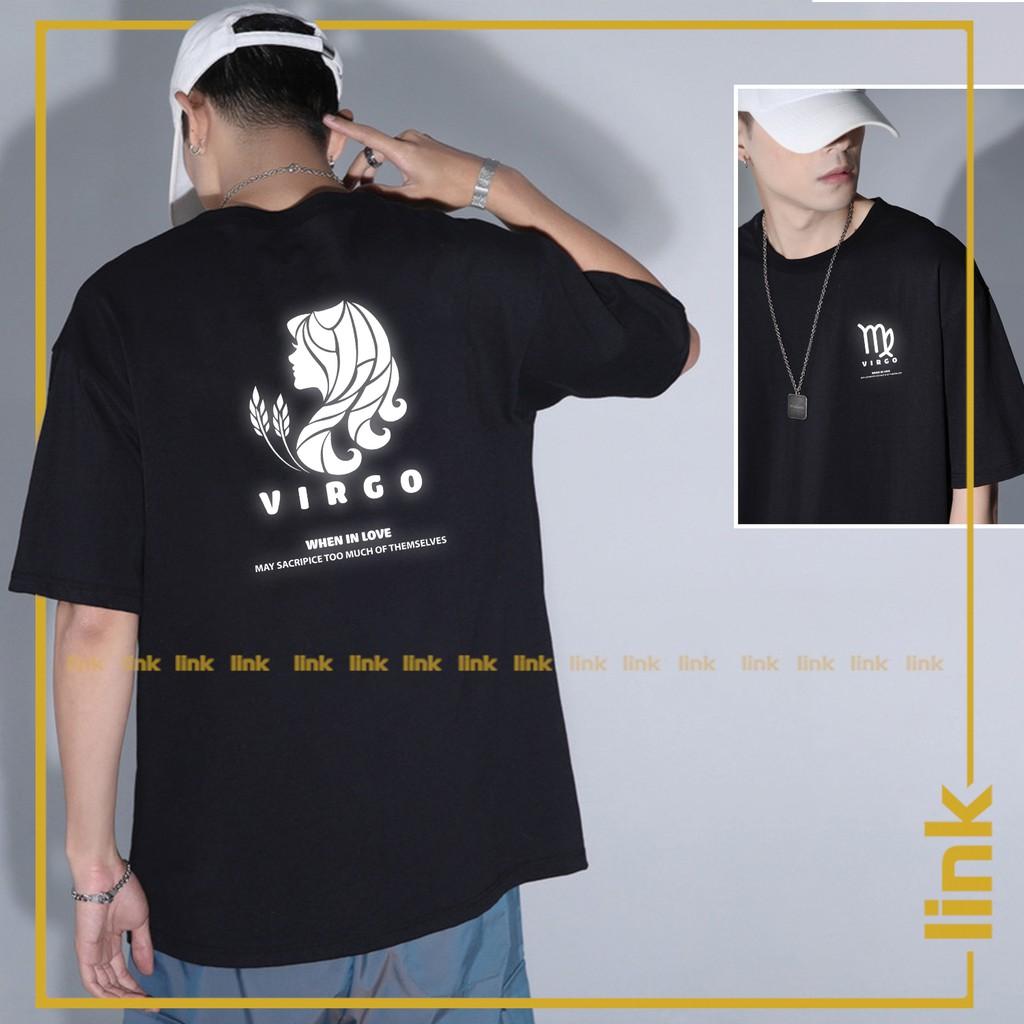 Áo phản quang bạc Xử Nữ - Cung Hoàng Đạo  tay lỡ unisex