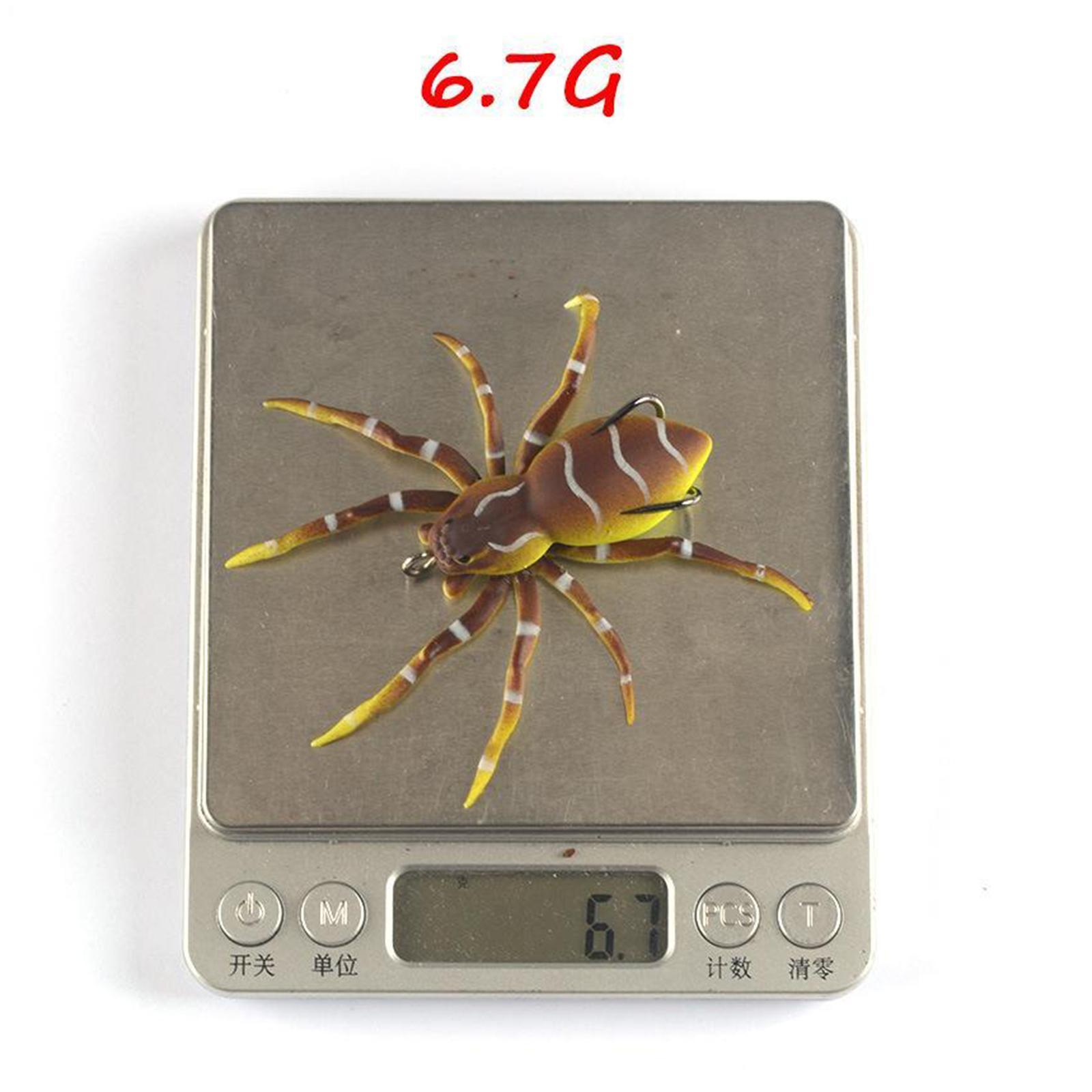 2xSpider Soft Bait 3.1" Bait Artificial Lures Fishing Lure Outdoor Type 5