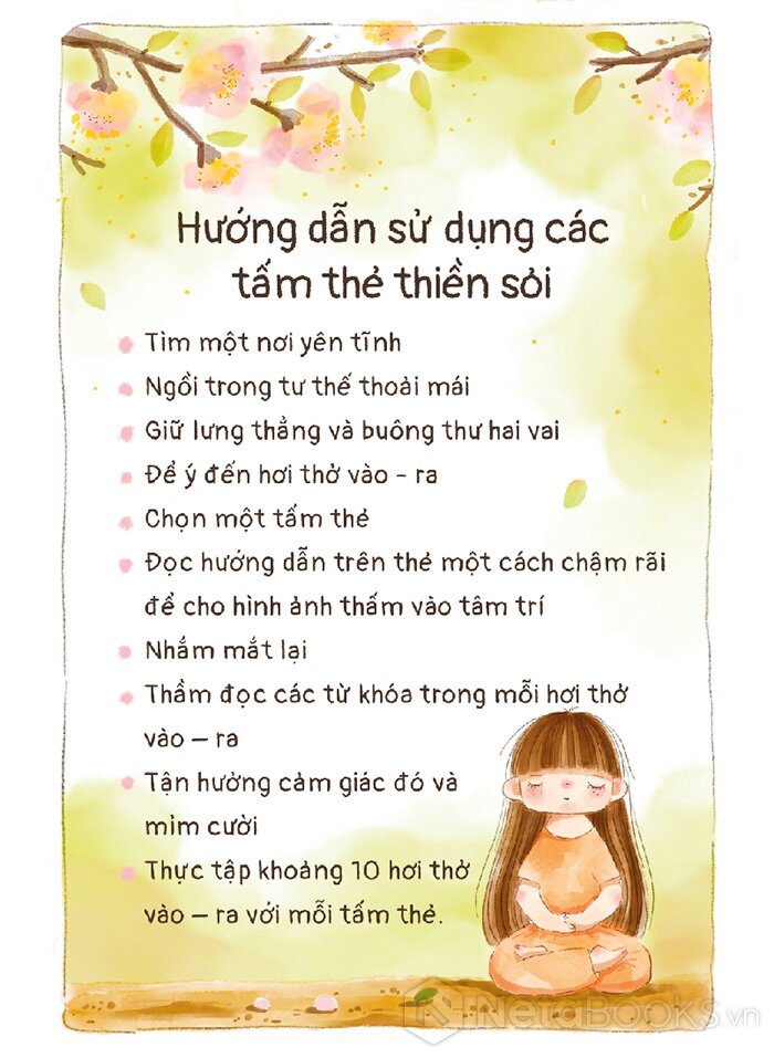 Trồng Một Nụ Cười - Cùng Trẻ Thực Hành Chánh Niệm Tặng bookmark Vadata