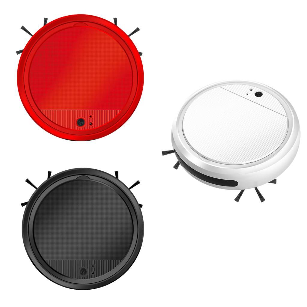 3.7V Smart Robot Vacuum Cleaner Sweeping Robot Machine for Pet Hair Black