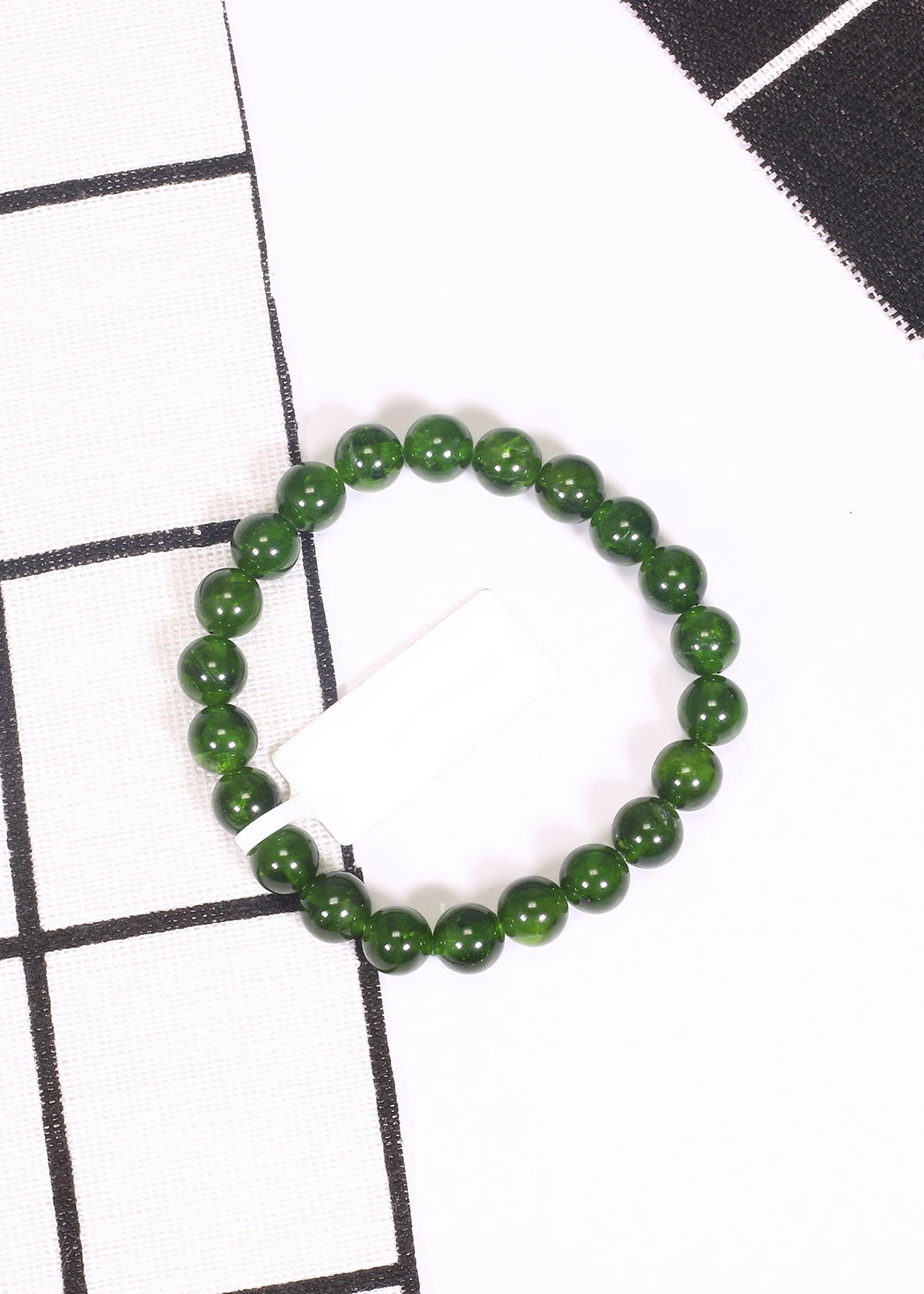 Vòng tay đá diopside mệnh hỏa, mộc - Ngọc Quý Gemstones