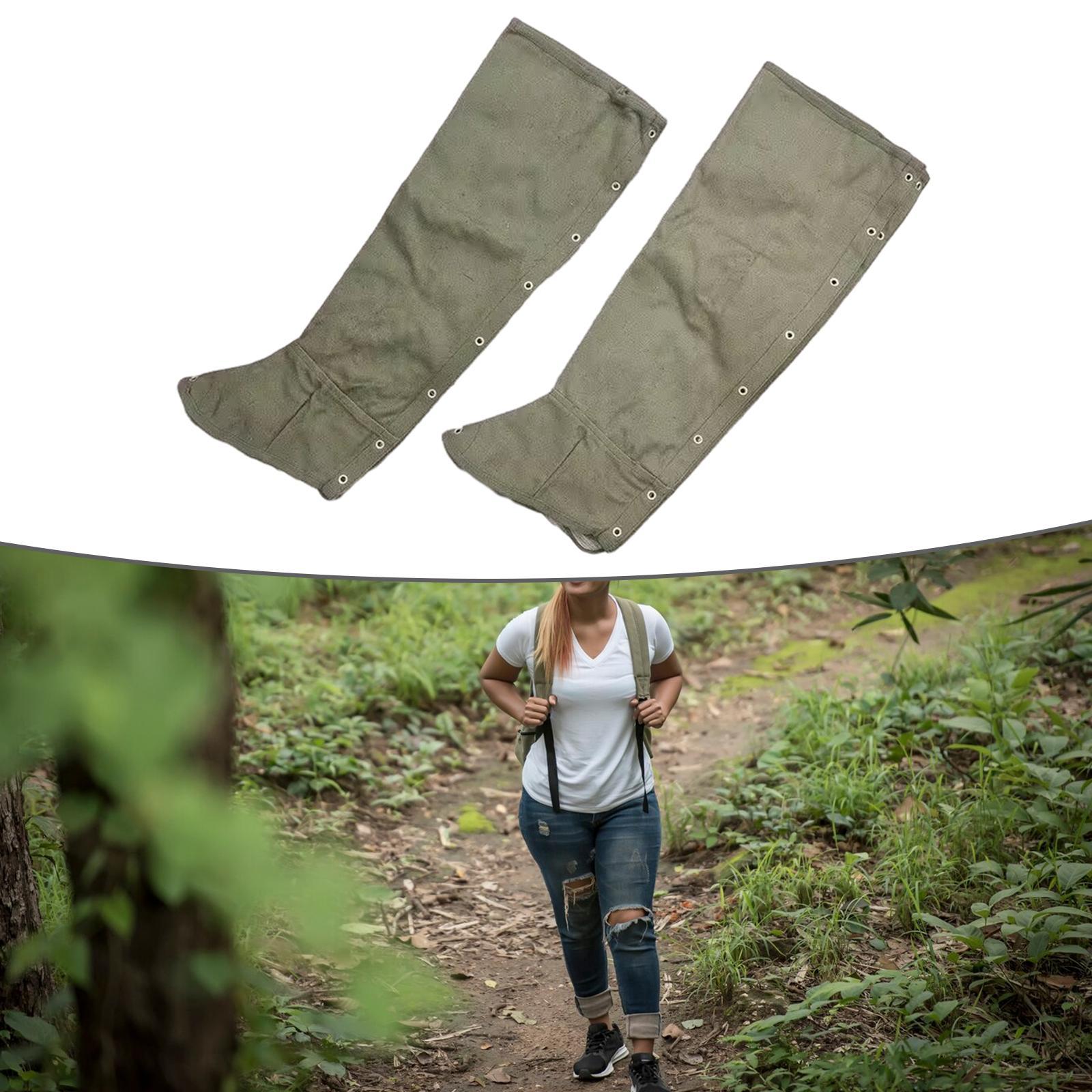 Leg Knee Guard Canvas Leg Protector for Backpacking Winter Tourist Outdoor