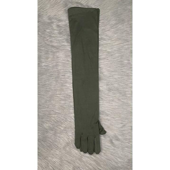 Combo 5 đôi găng tay , dài 65cm , thun lạnh 4 chiều ' chống nắng , cao cấp , màu trơn, giao 5 màu ngẫu nhiên , ảnh