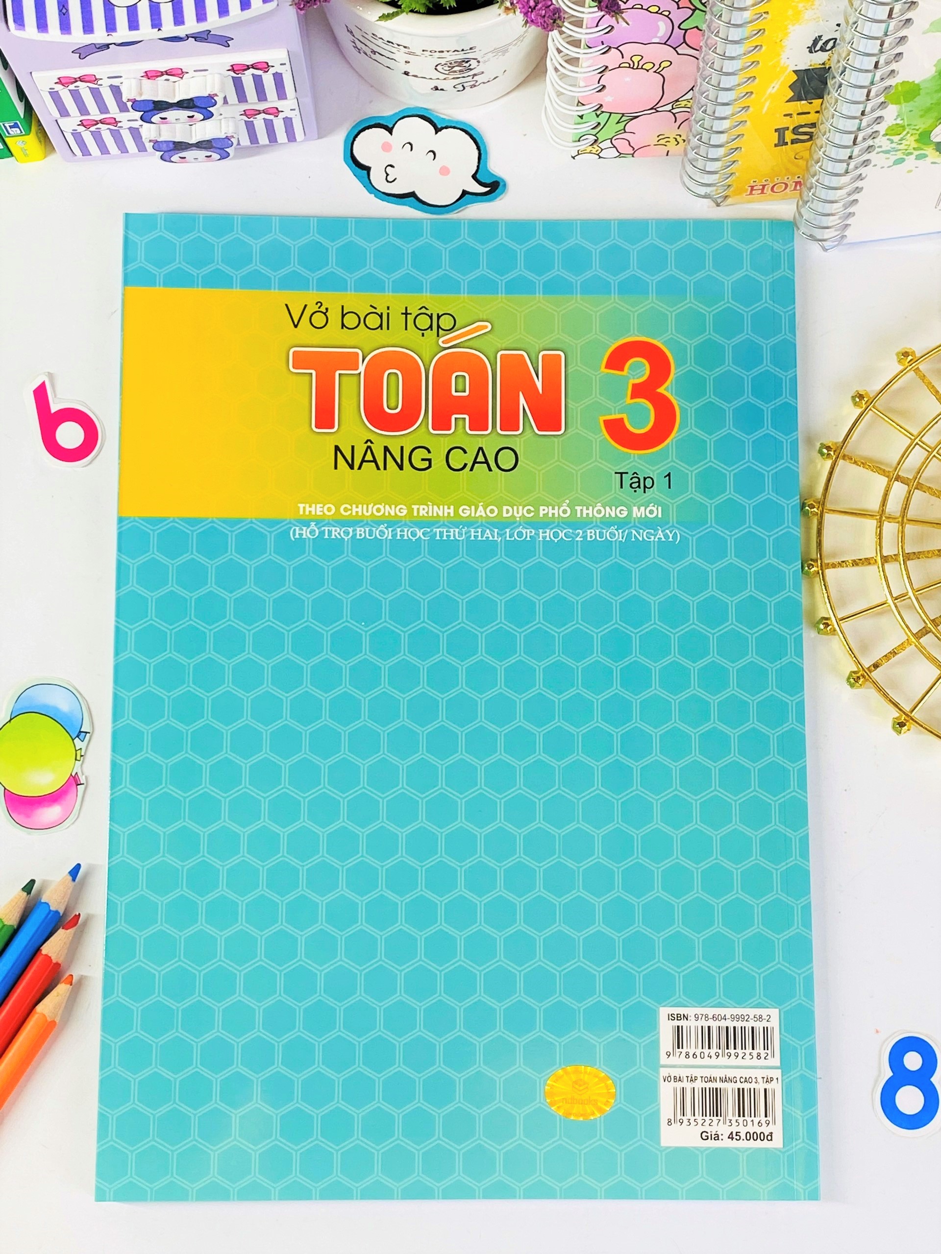 Sách - Combo 2 cuốn Vở Bài Tập Toán Nâng Cao 3 - Biên soạn theo chương trình GDPT mới - ndbooks