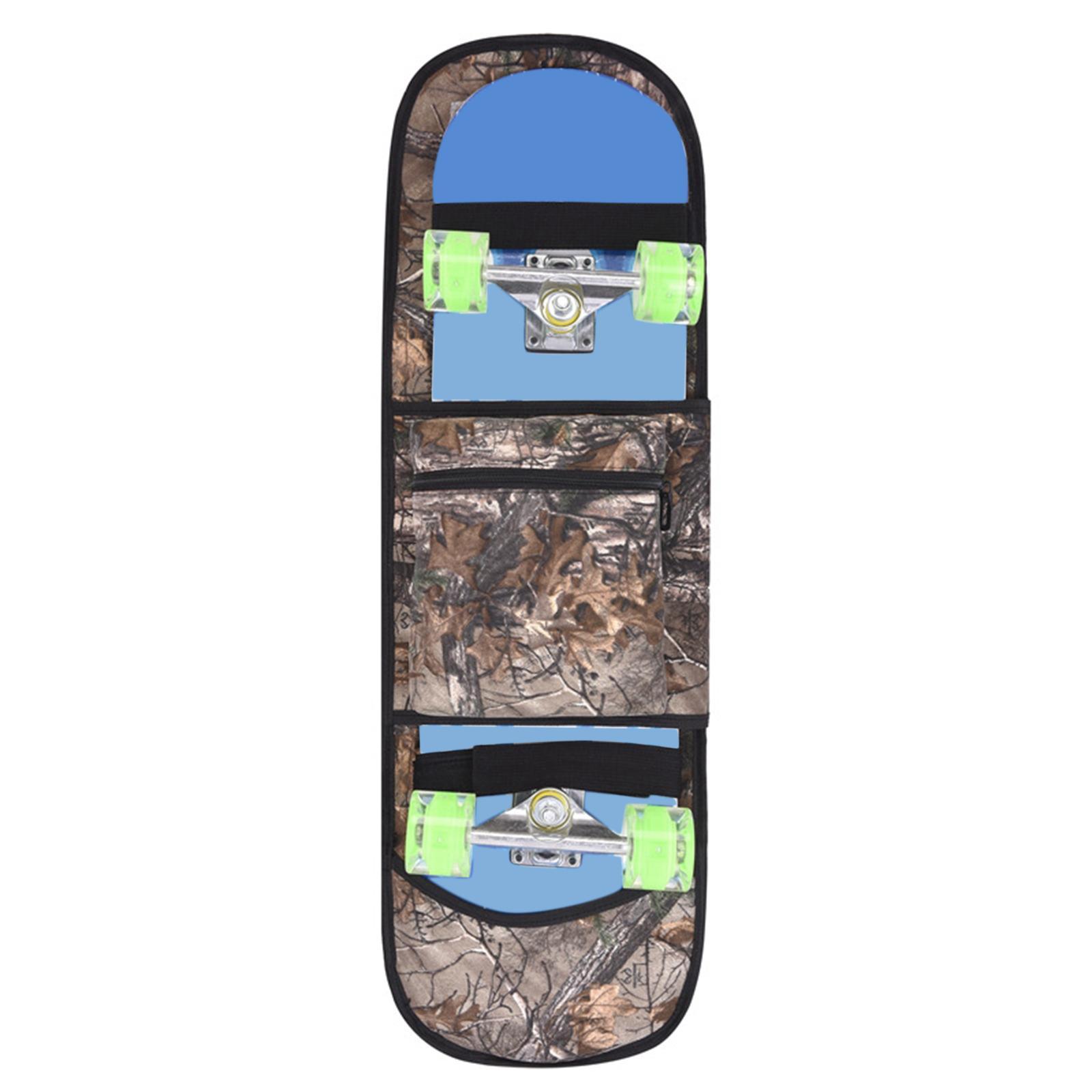 Skateboard Bag Double Tilt Skateboard Adjustable Shoulder Straps Backpack for Outdoor