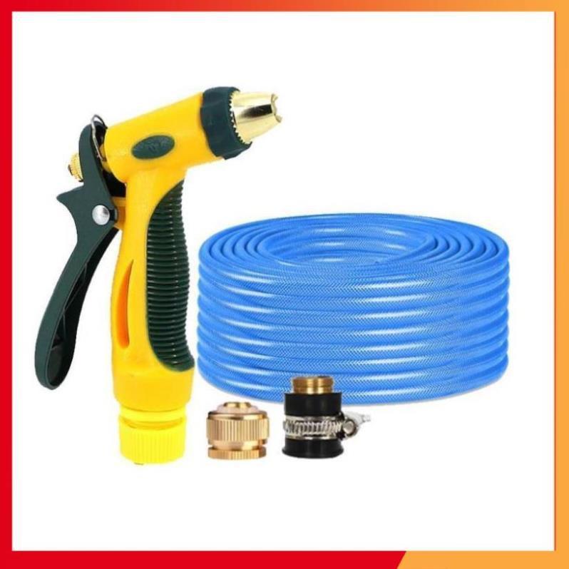 Bộ dây vòi xịt nước rửa xe, tưới cây tăng áp 3 lần,loại 3-5M 206317