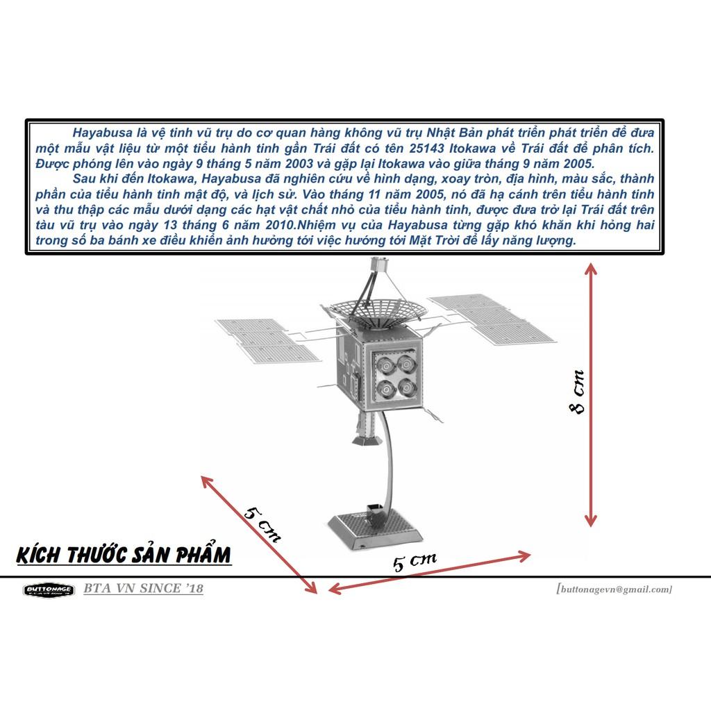 Mô Hình Lắp Ráp 3d Vệ tinh nhân tạo Hayabusa