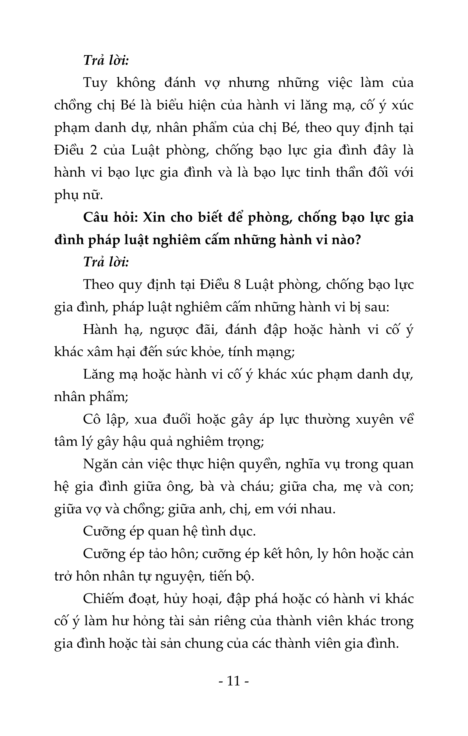 Ngăn Chặn Bạo Lực Đối Với Phụ Nữ Và Trẻ Em Gái