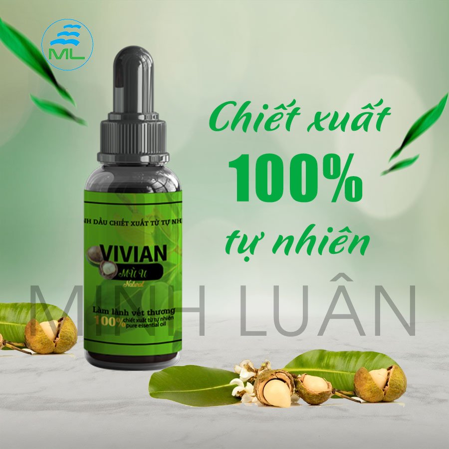 Dầu mù u thiên nhiên Vivian 20 ml