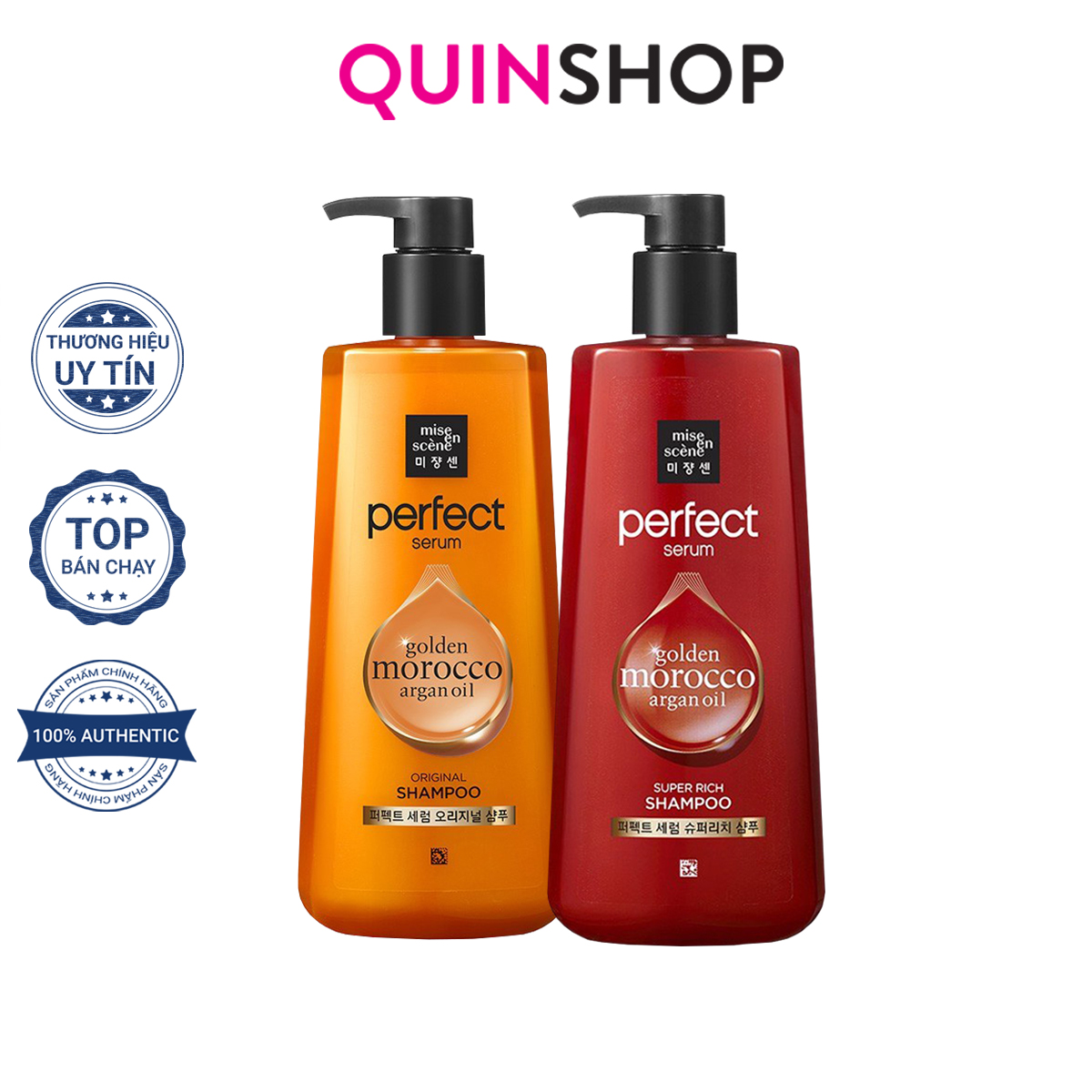 Combo Gội Và Xả Mise En Scene Perfect Serum Shampoo And Conditioner