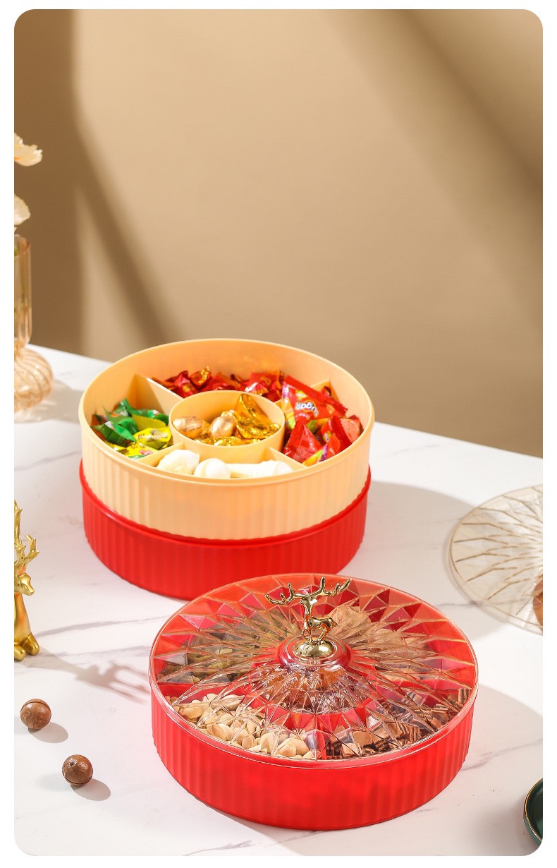 Hộp Đựng Mứt Bánh Kẹo Để Phòng Khách Sang Trọng
