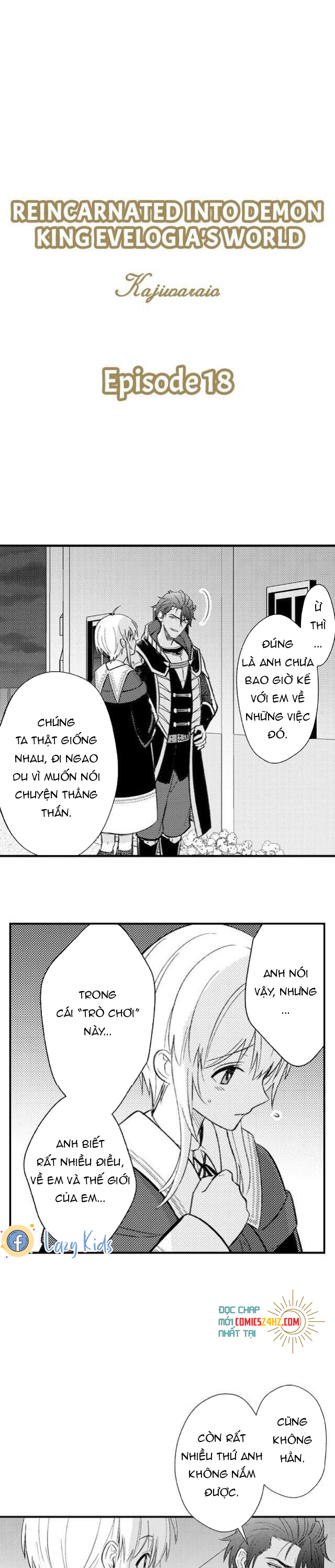 chuyển sinh vào thế giới của ma vương evelogia chapter 18 2