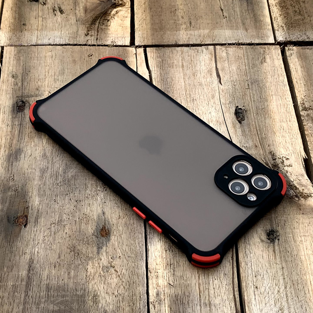 Ốp lưng chống sốc toàn phần màu đen dành cho iPhone 11 Pro