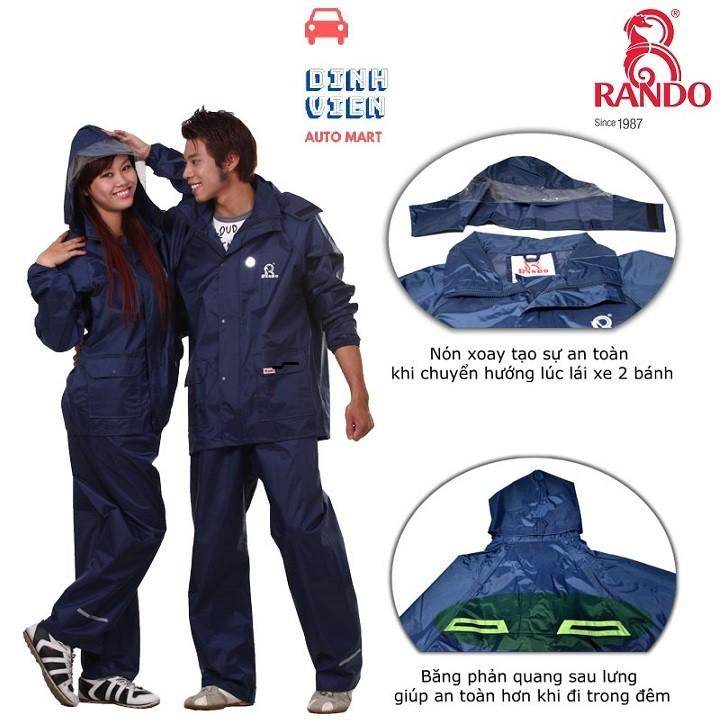 Rando Bộ quần áo đi mưa A+ ASNS-38 giúp che chở cho người thân yêu của bạn