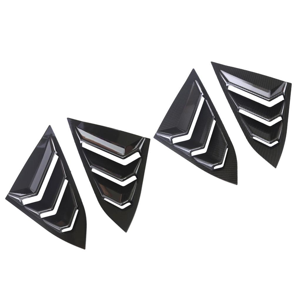Rear Window Blinds Side Tuyere Louver Cover for