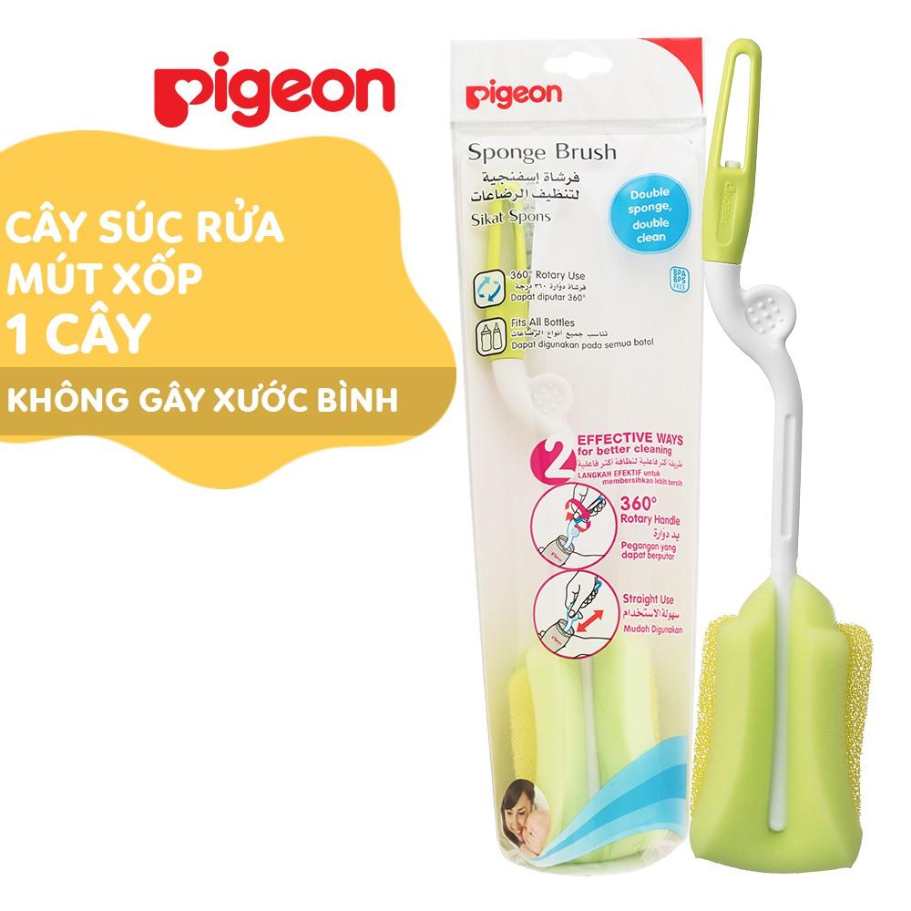 Cây súc rửa mút xốp Pigeon (HSD: 07/2026)