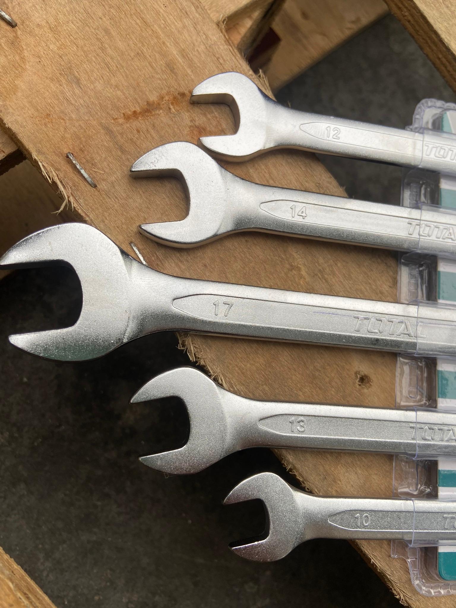 BỘ 6 CỜ LÊ VÒNG MIỆNG 8- 17MM TOTAL THT102266 - HÀNG CHÍNH HÃNG