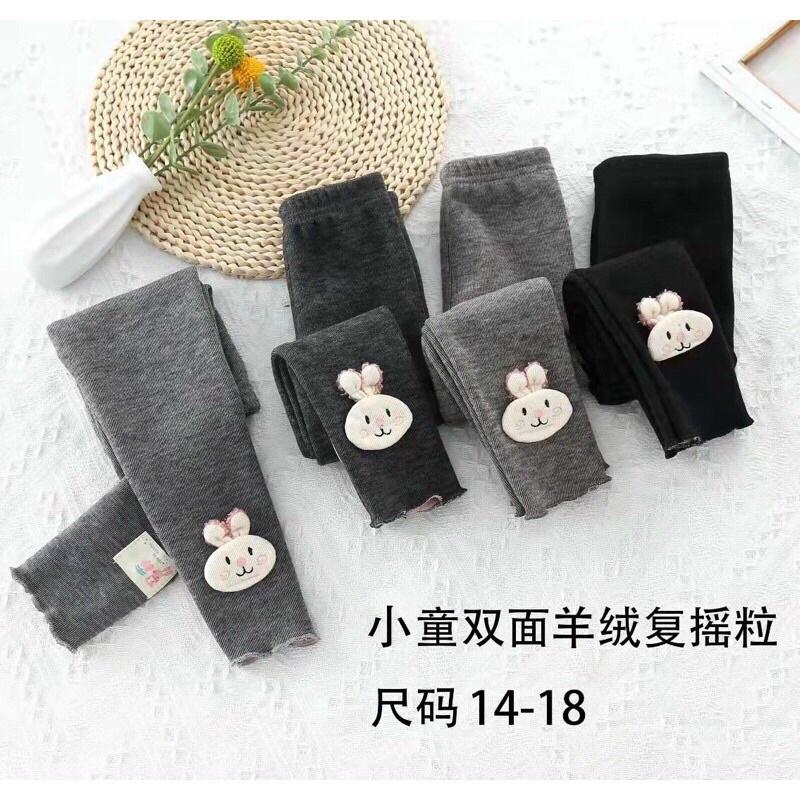 Quần legging lót nỉ cho bé hàng Quảng Châu